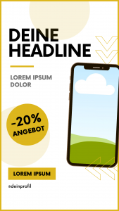Angebot Story Template